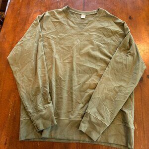 Exbee Olive Crewneck Sweatshirt Made in USA Vintage Style Size L